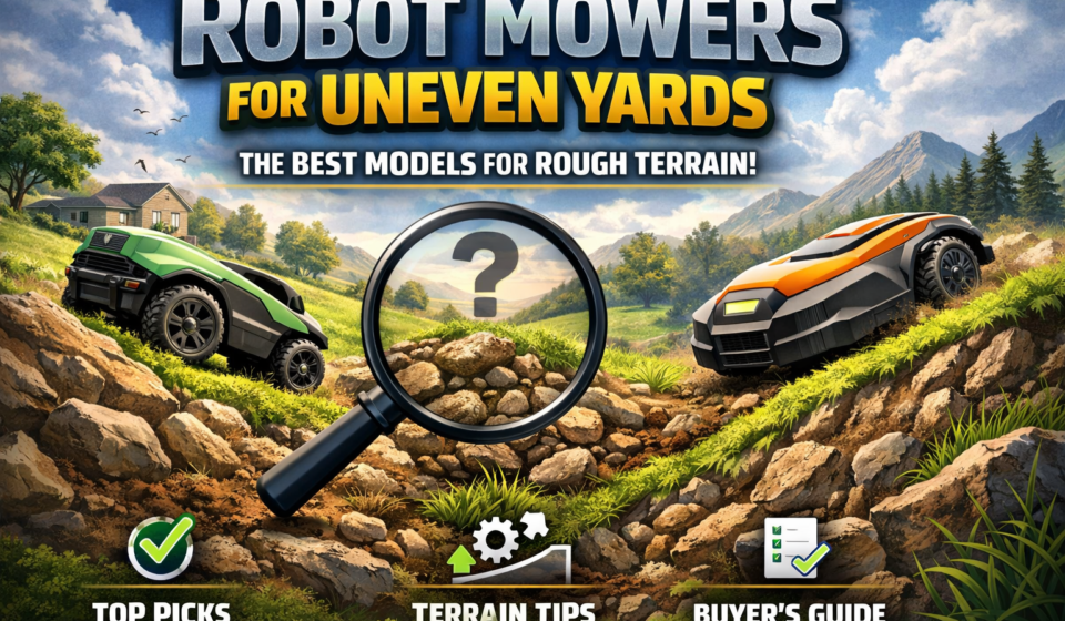 robot mower said to work well in uneven yards