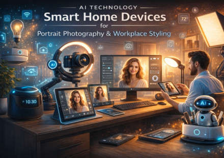 Ai technology smart home devices portrait photography workplace styling​