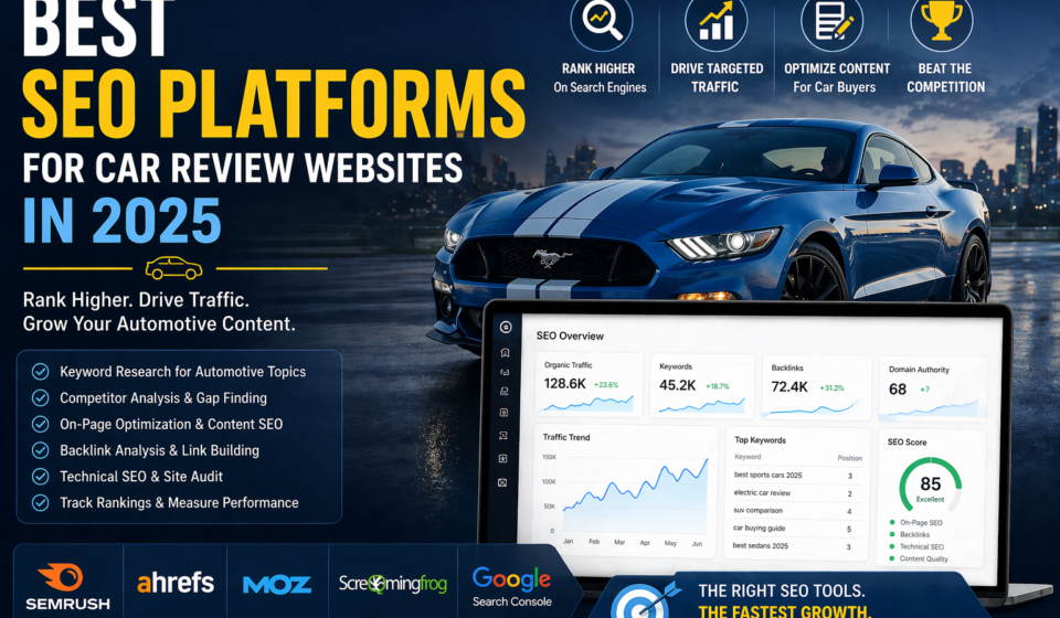 Best SEO Platforms for Car Review Websites